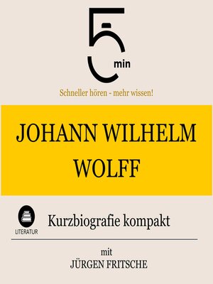 cover image of Johann Wilhelm Wolff